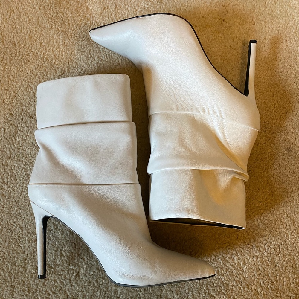 COPY - Steve Madden White heeled boots